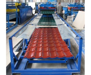 Завод на котором изготавливают металлочерепицу